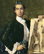 Luis Egidio Melendez portrait Holding an Academic Study china oil painting artist